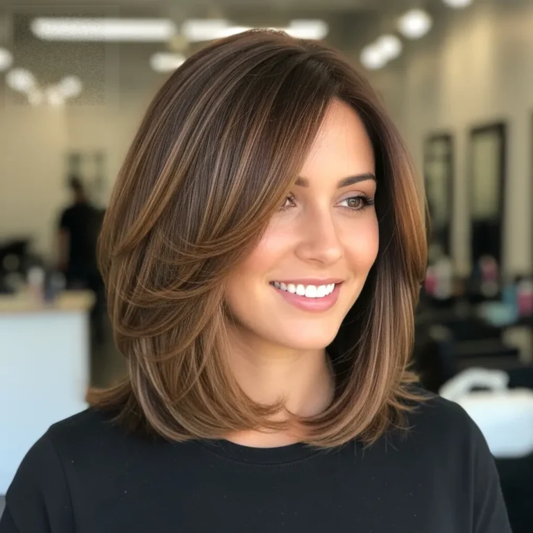 Perfect Lob for Growing Out Long Hair