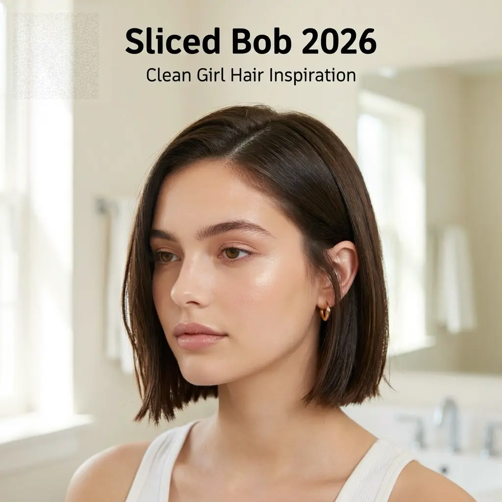 Sliced Bob 2026: Clean Girl Hair Inspiration