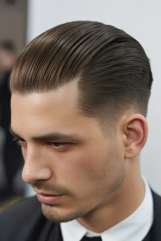 Taper Fade Slick Back
