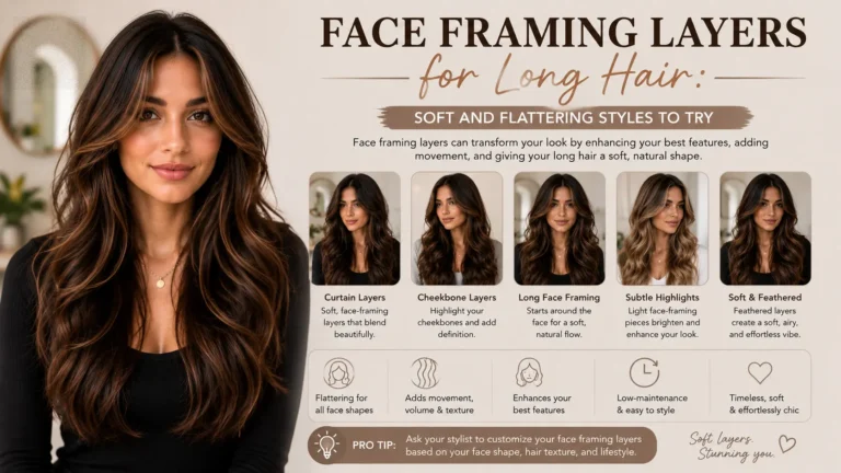 Face Framing Layers for Long Hair: Soft and Flattering Styles to Try