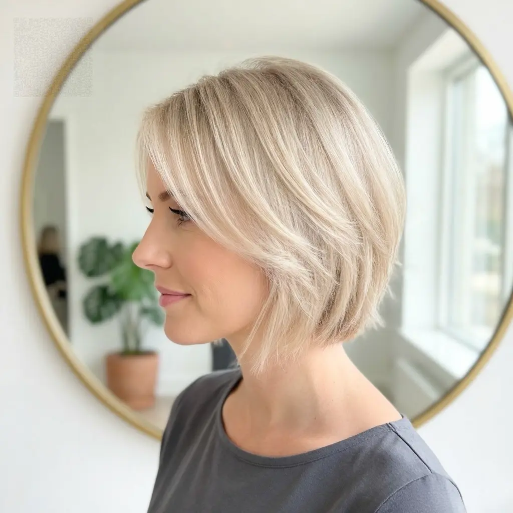 Layered Bob for Fine Hair