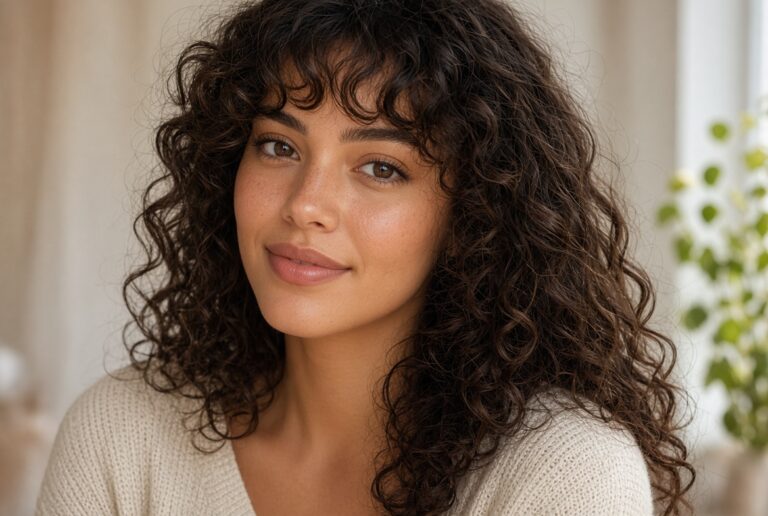 Curly Bangs| How to Make Them Look Soft, Defined & Actually Flattering