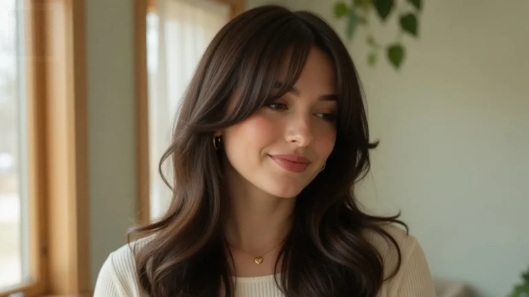 Curtain Bangs Long Hair