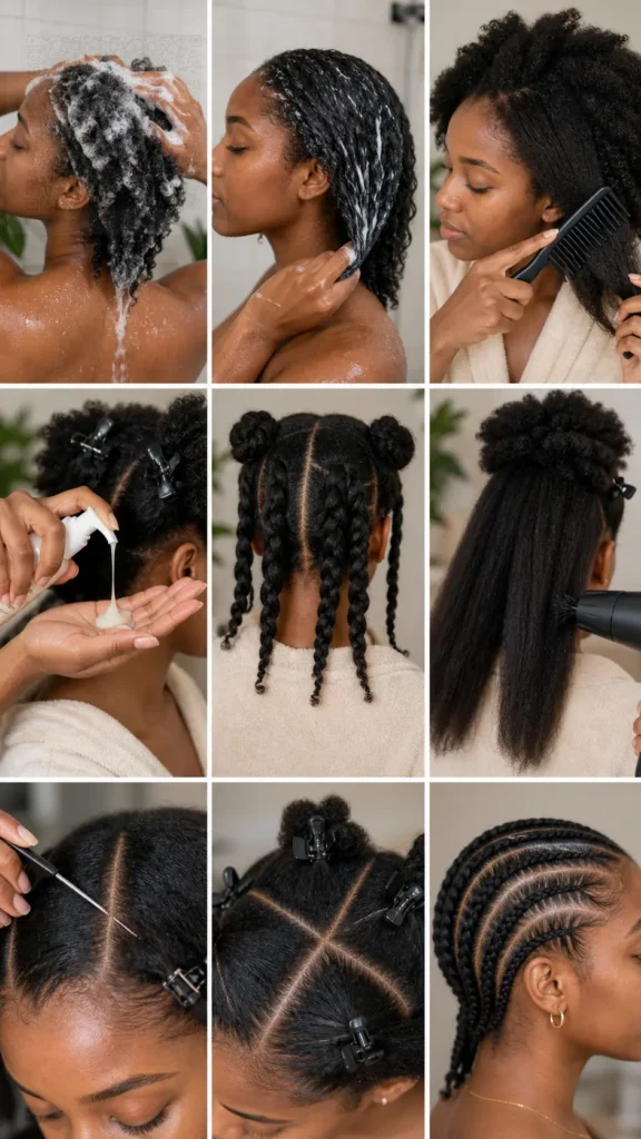How to Prepare Hair for Cornrows
