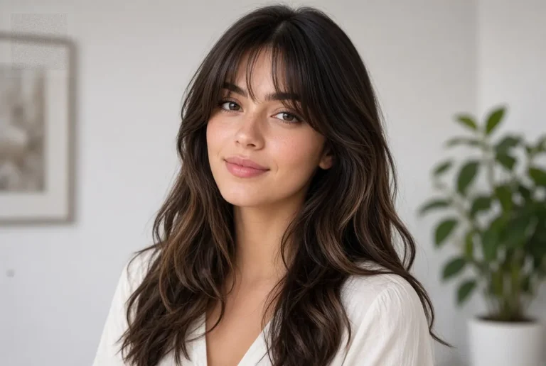 Long Bangs Long Hair: Soft, Face-Framing Looks That Feel Effortless