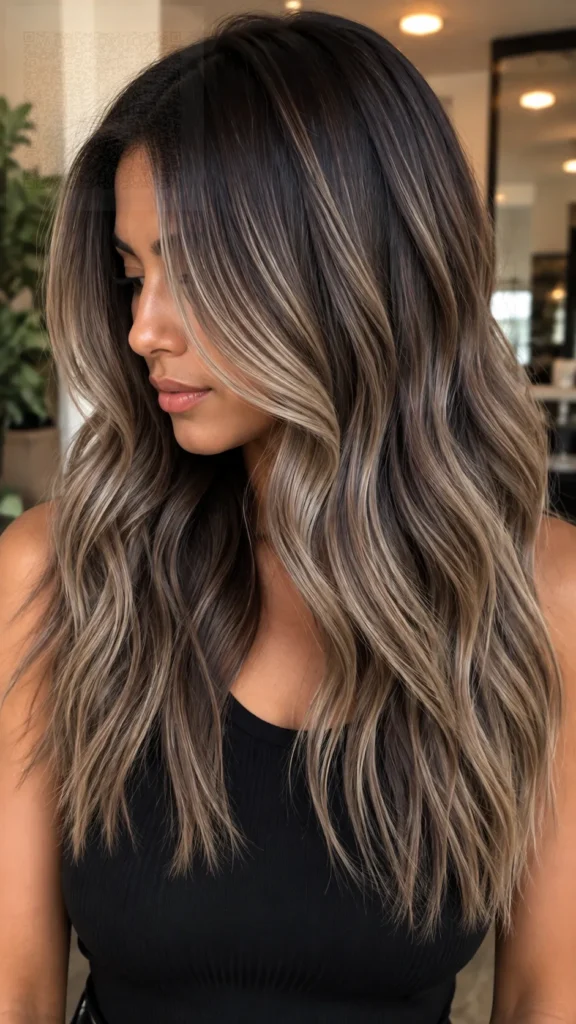Mushroom Blonde on Ash Brunette