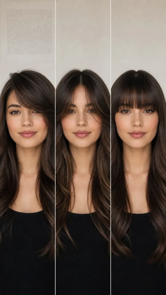 Side Swept Bangs vs. Curtain Bangs vs. Blunt Bangs