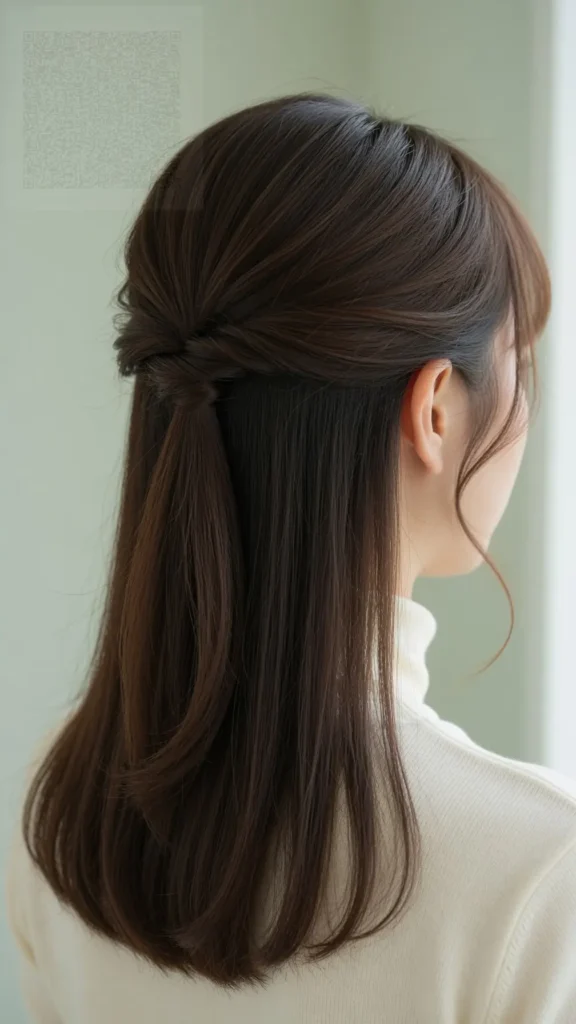 Simple Styles Win with Long Hair