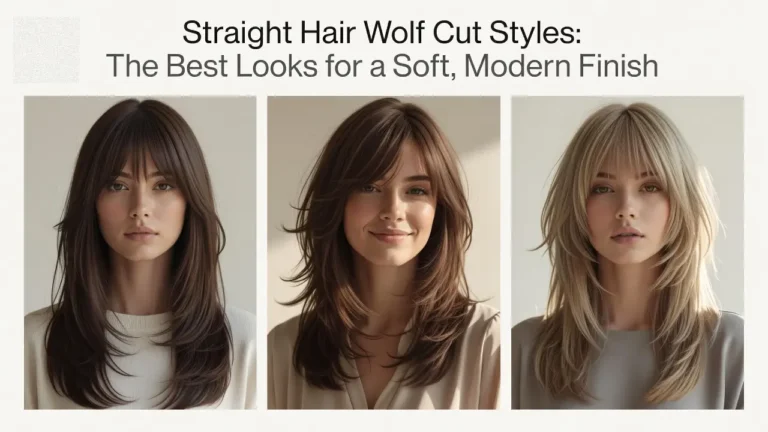 Straight Hair Wolf Cut Styles: The Best Looks for a Soft, Modern Finish