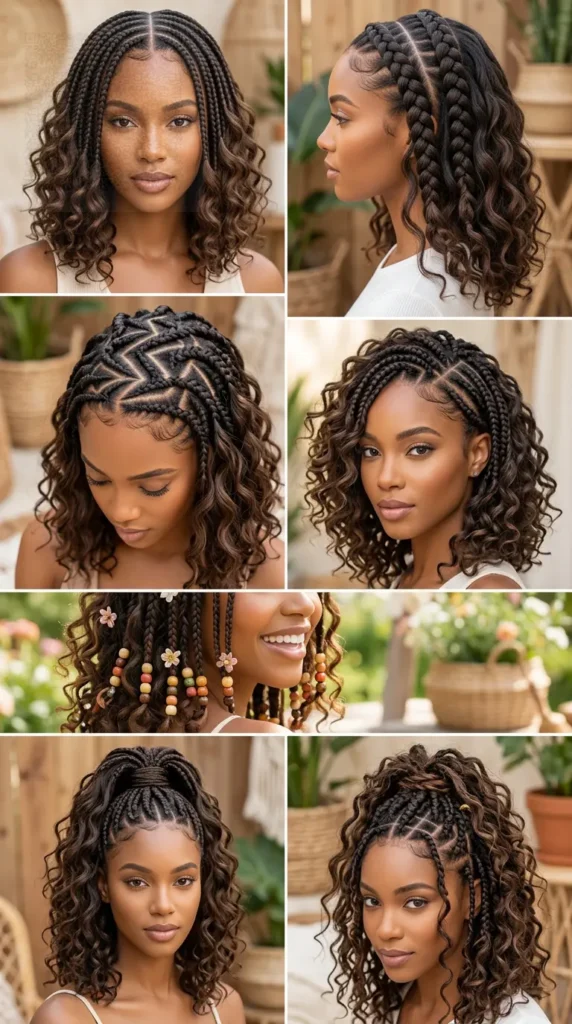 Trending Knotless Boho Bob