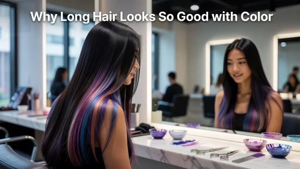 Why Long Hair Looks So Good with Color