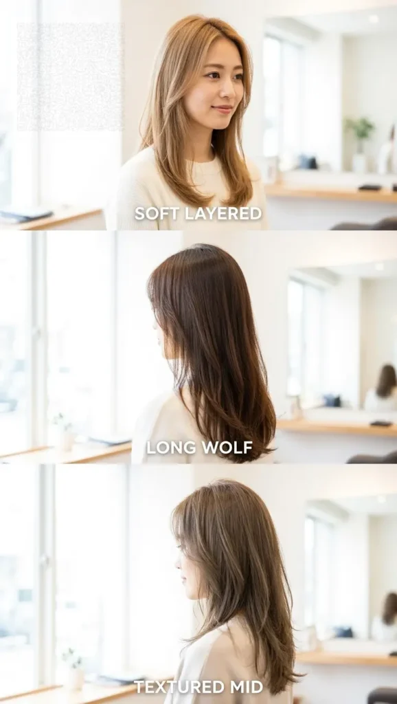 Wolf Cut Variations for Straight Hair
