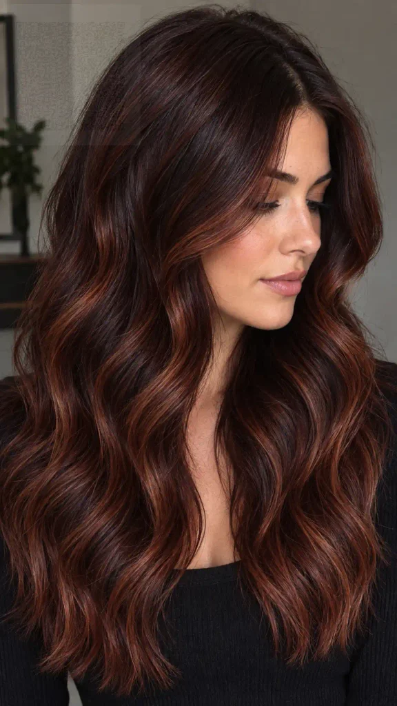 Dark Auburn Balayage