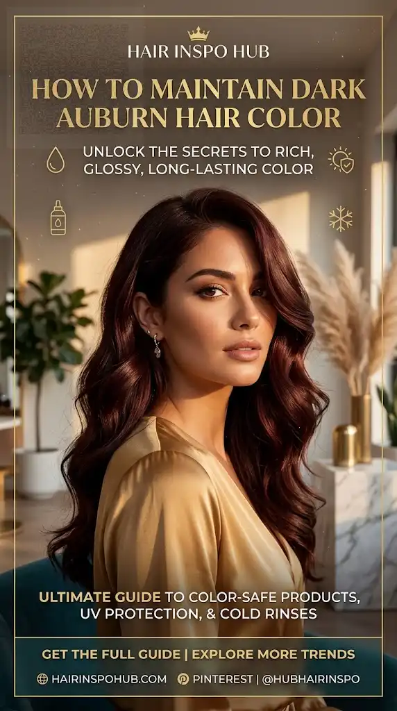 How to Maintain Dark Auburn Hair Color