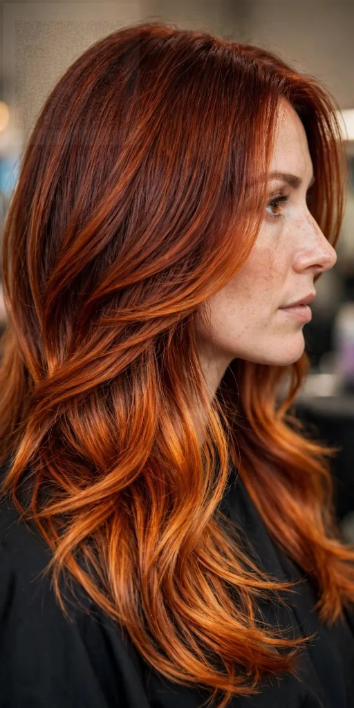 Deep Auburn and Burnt Coppers
