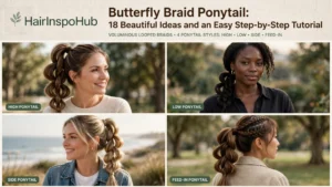 Butterfly Braid Ponytail: 18 Beautiful Ideas and an Easy Step-by-Step Tutorial