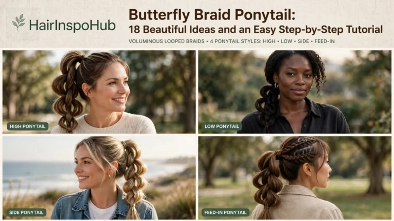 Butterfly Braid Ponytail: 18 Beautiful Ideas and an Easy Step-by-Step Tutorial