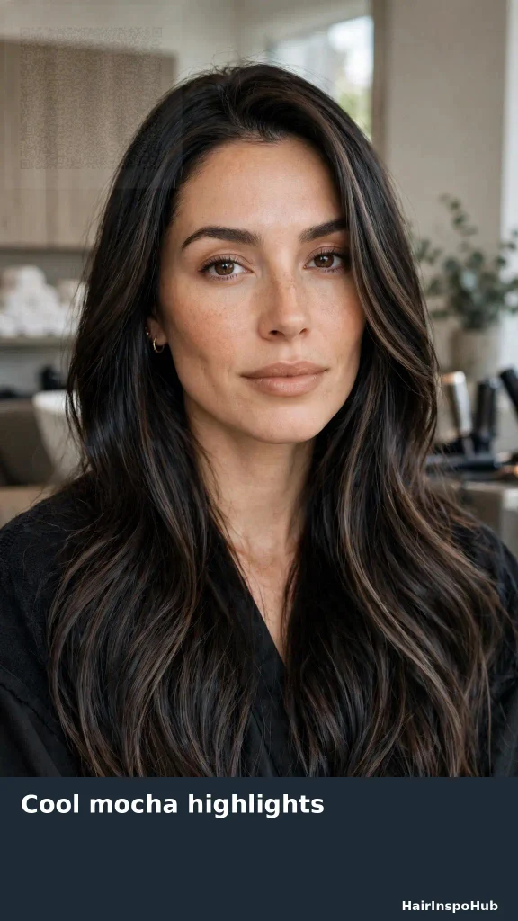Cool mocha highlights