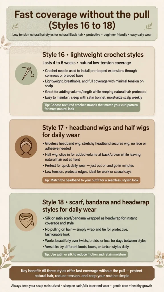 Fast coverage without the pull (Styles 16 to 18)