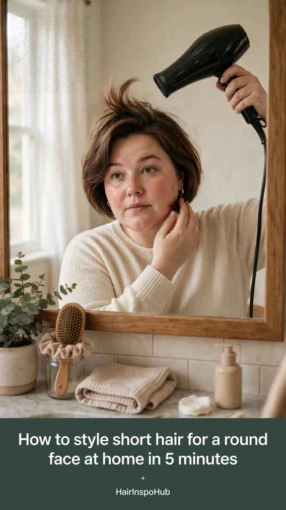 How to style short hair at home in 5 minutes