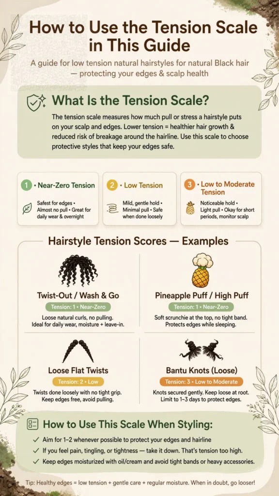 How to use the tension scale in this guide