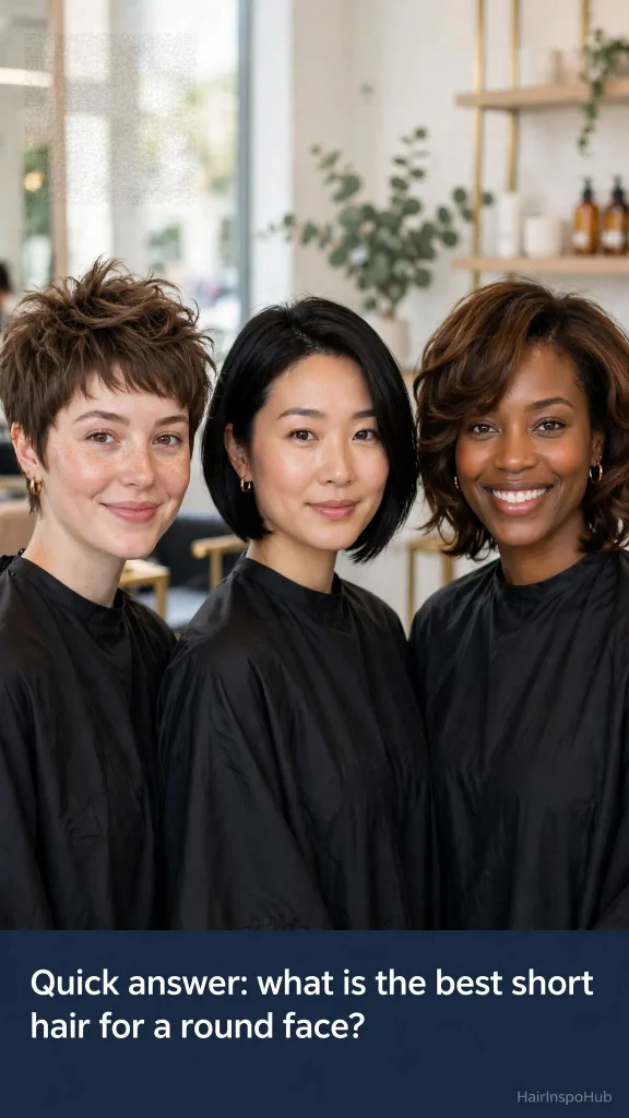 Quick answer best short hair for round face