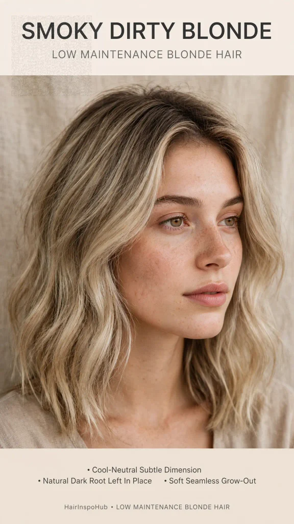 Smoky dirty blonde