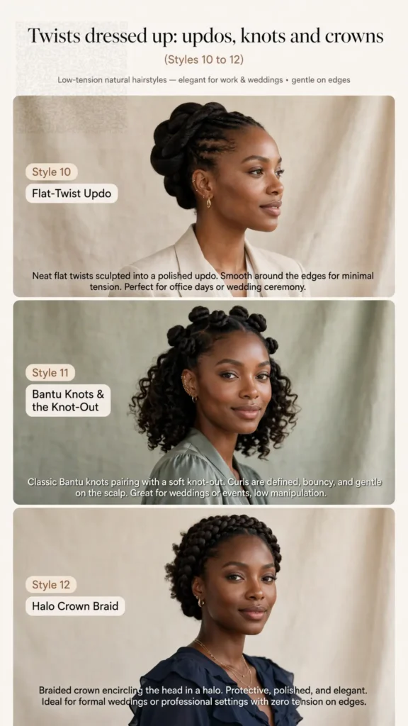 Twists dressed up