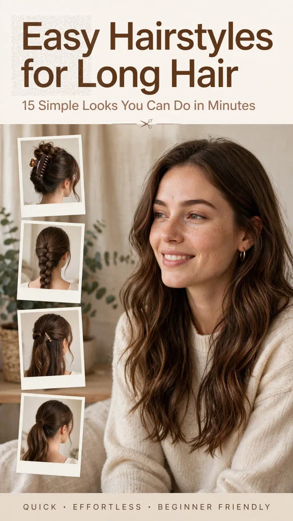 easy hairstyles for long hair
